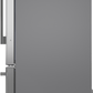 Bosch B33CM10SNS 100 Series, Free-Standing Fridge-Freezer With Freezer At Bottom, Brushed Steel (With Anti-Fingerprint), Total No Frost