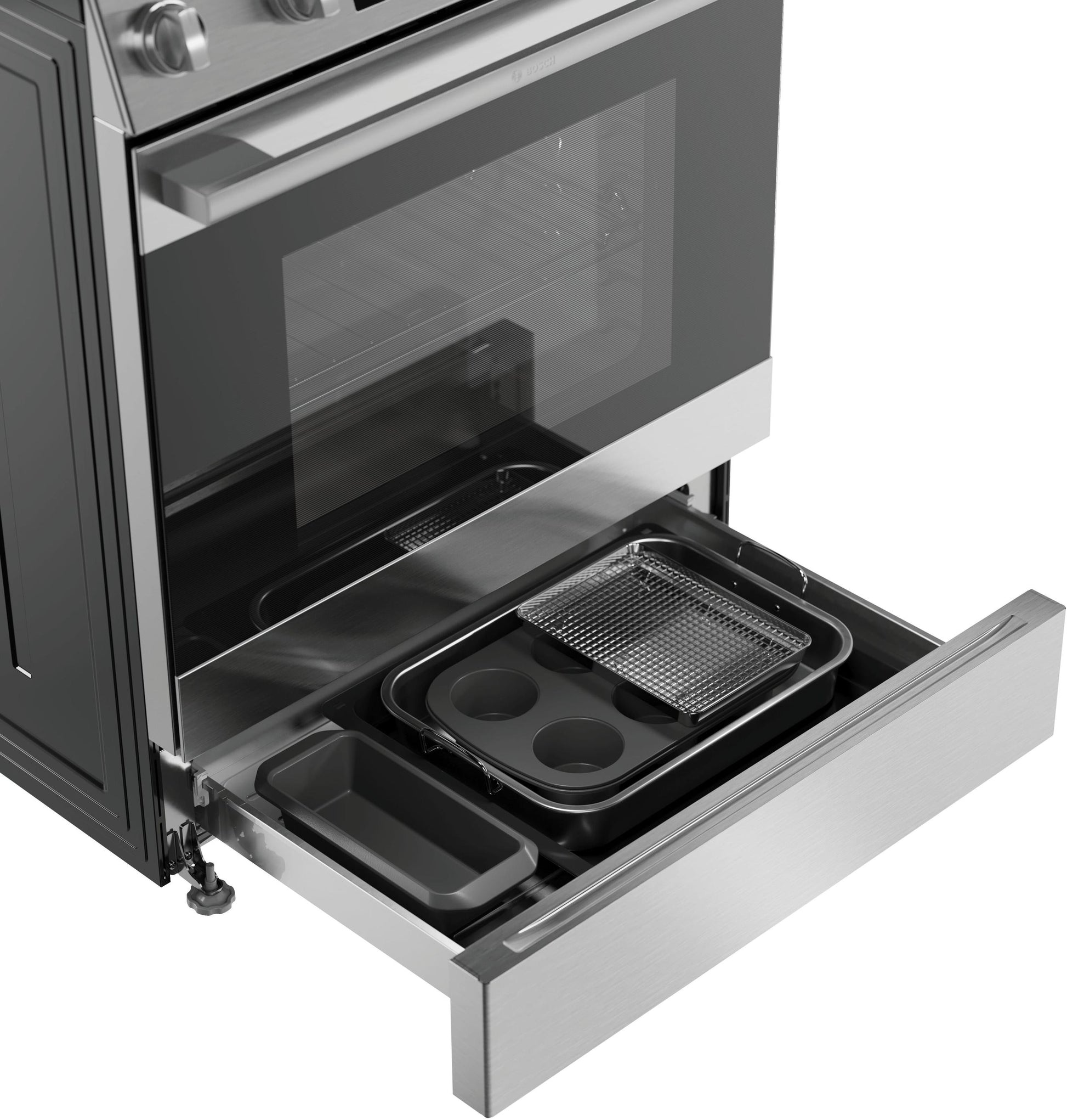 Bosch HGF3050MUC 100 Series, Freestanding Gas Cooker, Stainless Steel