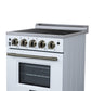 Forno FFSEL606924WHT Forno Loiano 24 Inch Freestanding Electric Range In White