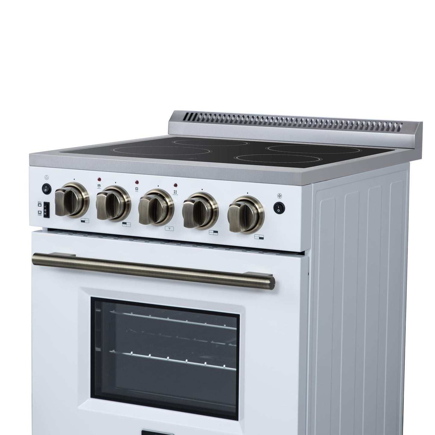 Forno FFSEL606924WHT Forno Loiano 24 Inch Freestanding Electric Range In White