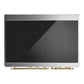 Ilve UMDIB40QNR3SSG Ilve Umdib40Qnr3Ssg Majestic Iii 40 Inch Induction Range With 6 Elements, 3.82 Cu. Ft. Total Oven Capacity (Solid Door, Stainless Steel, Brass)