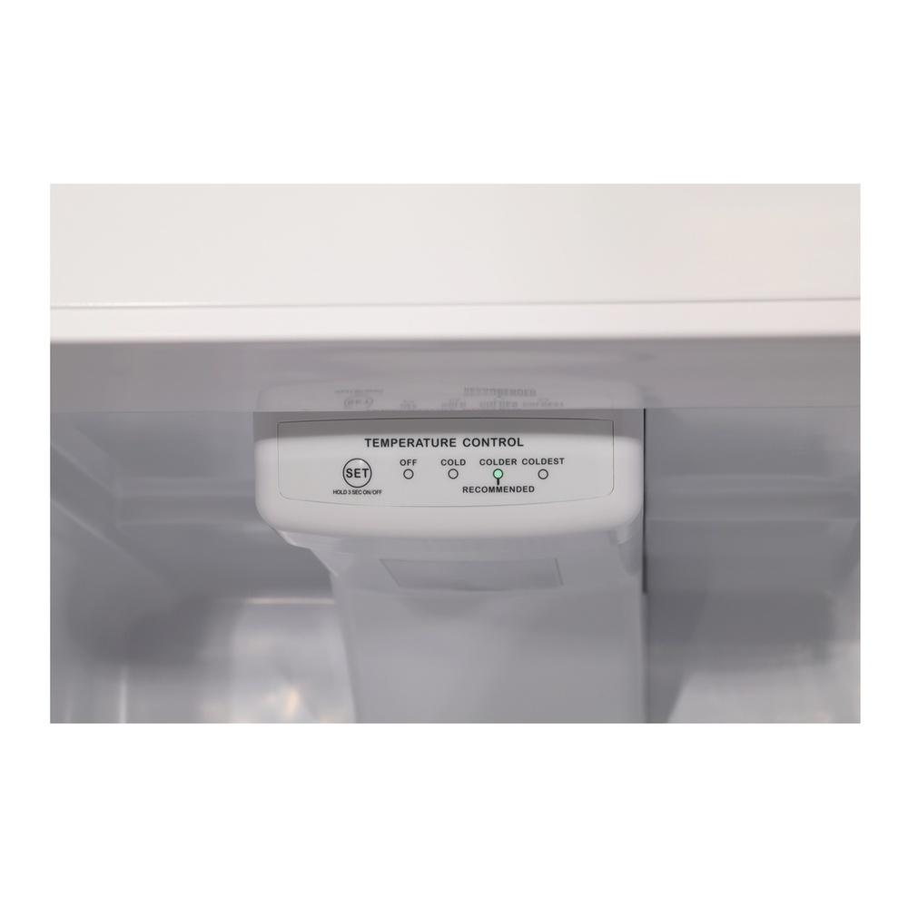 Verona VEFTF2412RBK Verona Veftf2412Rbk 24 Inch Top Freezer Refrigerator With 12 Cu. Ft. Total Capacity, Reversible Doors, Recessed Handle, Energy Star (Black)