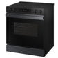 Samsung NSE6DG8100MT Bespoke 6.3 Cu. Ft. Smart Slide-In Electric Range With Precision Knobs In Matte Black Steel