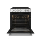 Forno FFSEL601230 Forno Leonardo Espresso 30-Inch Stainless Steel Electric Range, True Convection, Energy Efficient
