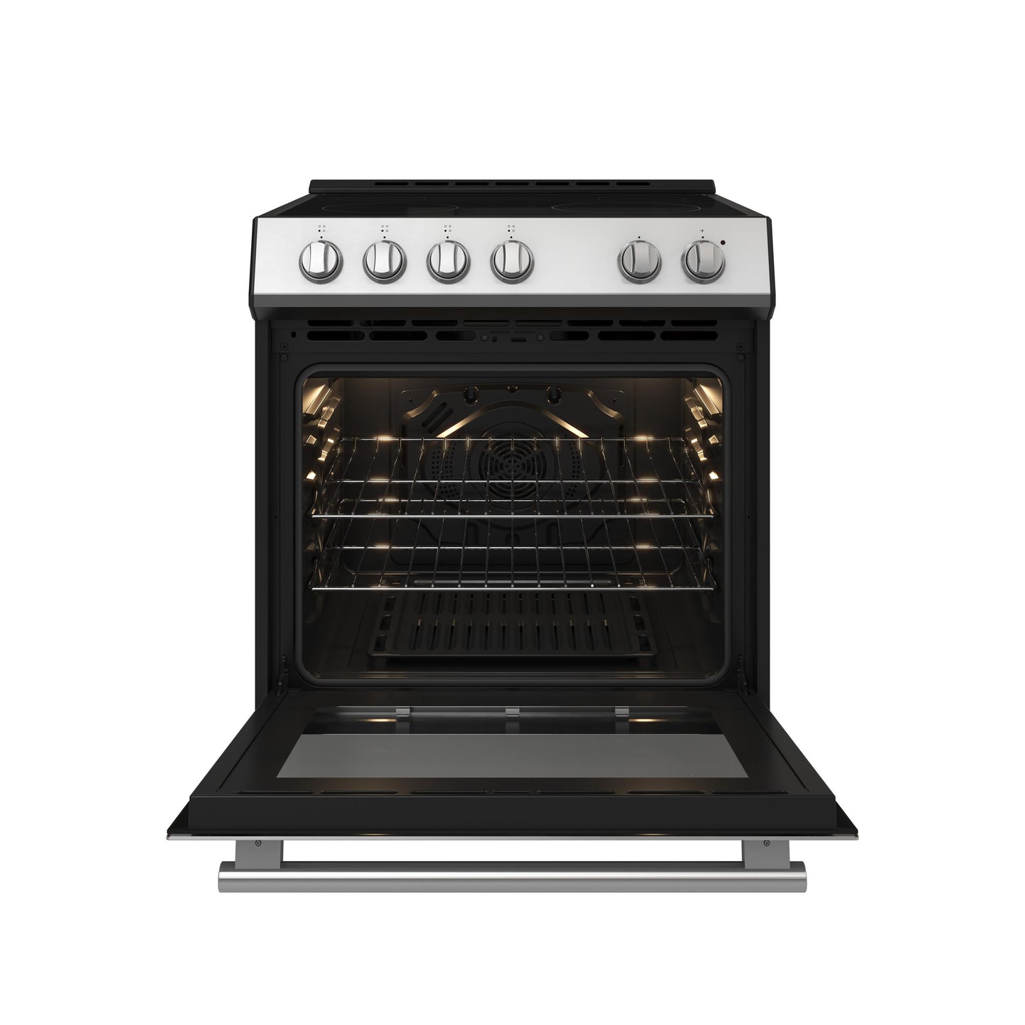 Forno FFSEL601230 Forno Leonardo Espresso 30-Inch Stainless Steel Electric Range, True Convection, Energy Efficient