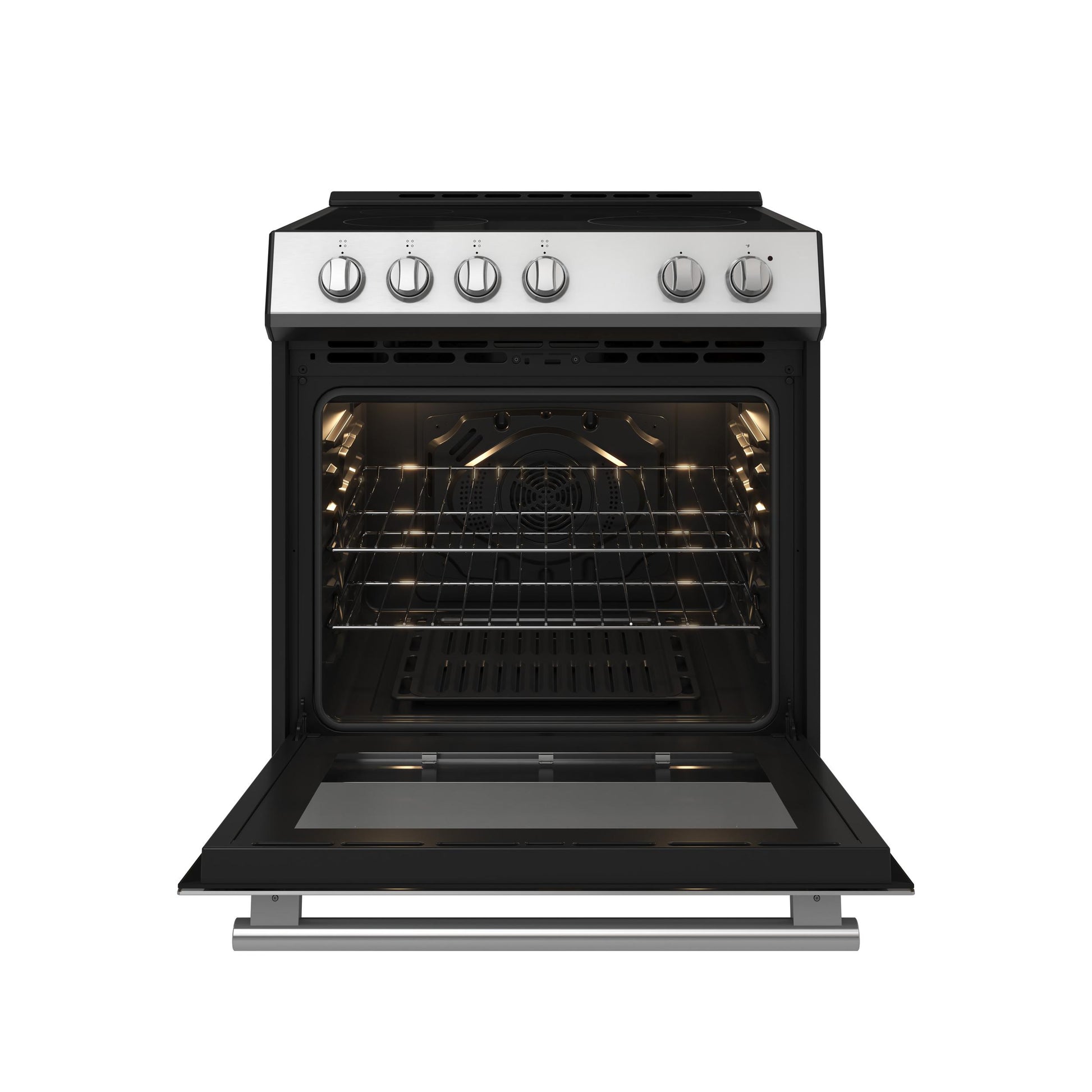 Forno FFSEL601230 Forno Leonardo Espresso 30-Inch Stainless Steel Electric Range, True Convection, Energy Efficient