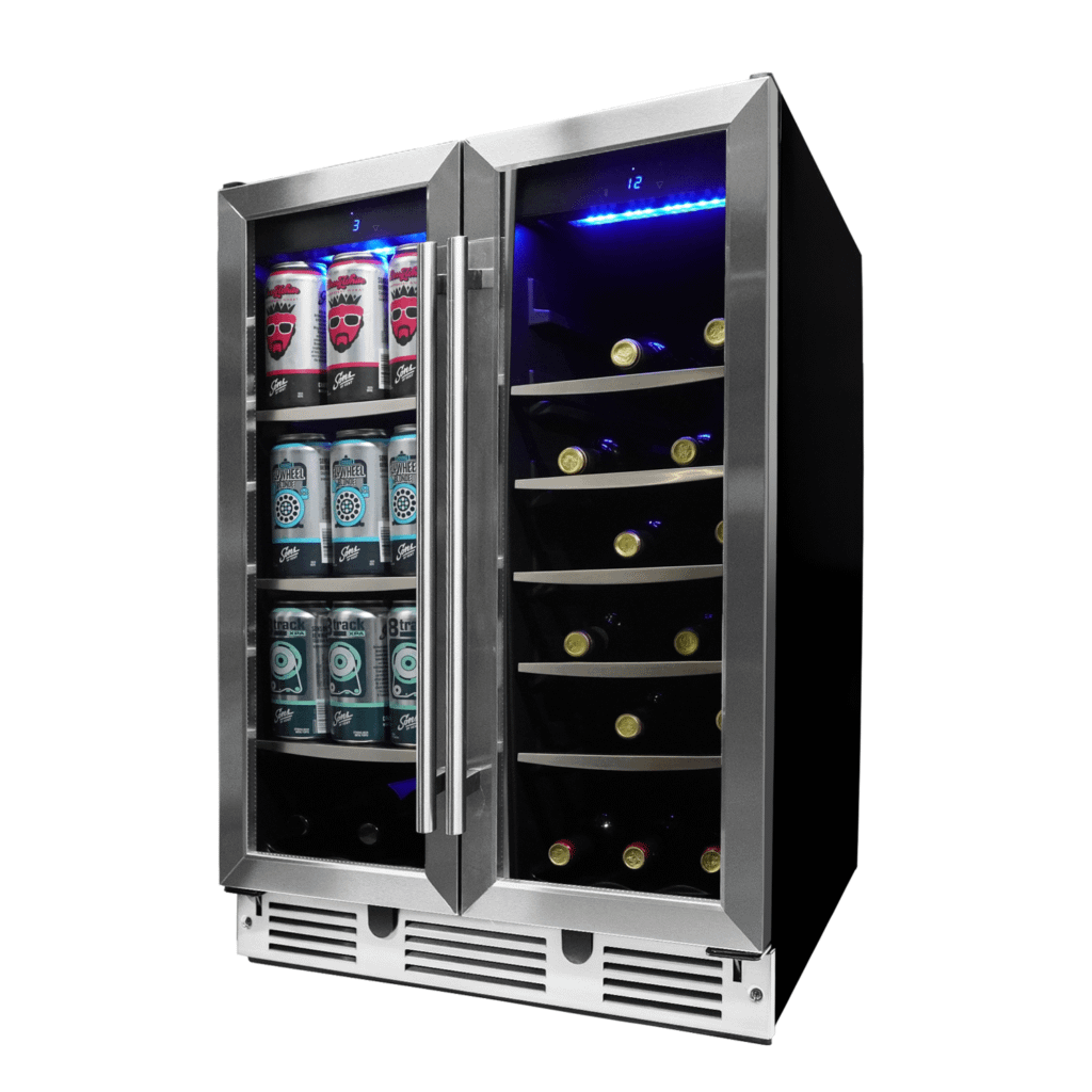 Danby DBC051D1BSS Danby 24 Under Counter French Door Beverage Center In Stainless Steel