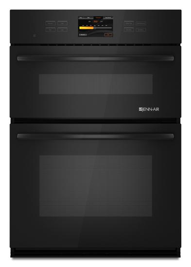 Jennair JMW3430WB Black Jenn-Air® Combination Oven With V2™ Vertical Dual-Fan Convection System, 30"