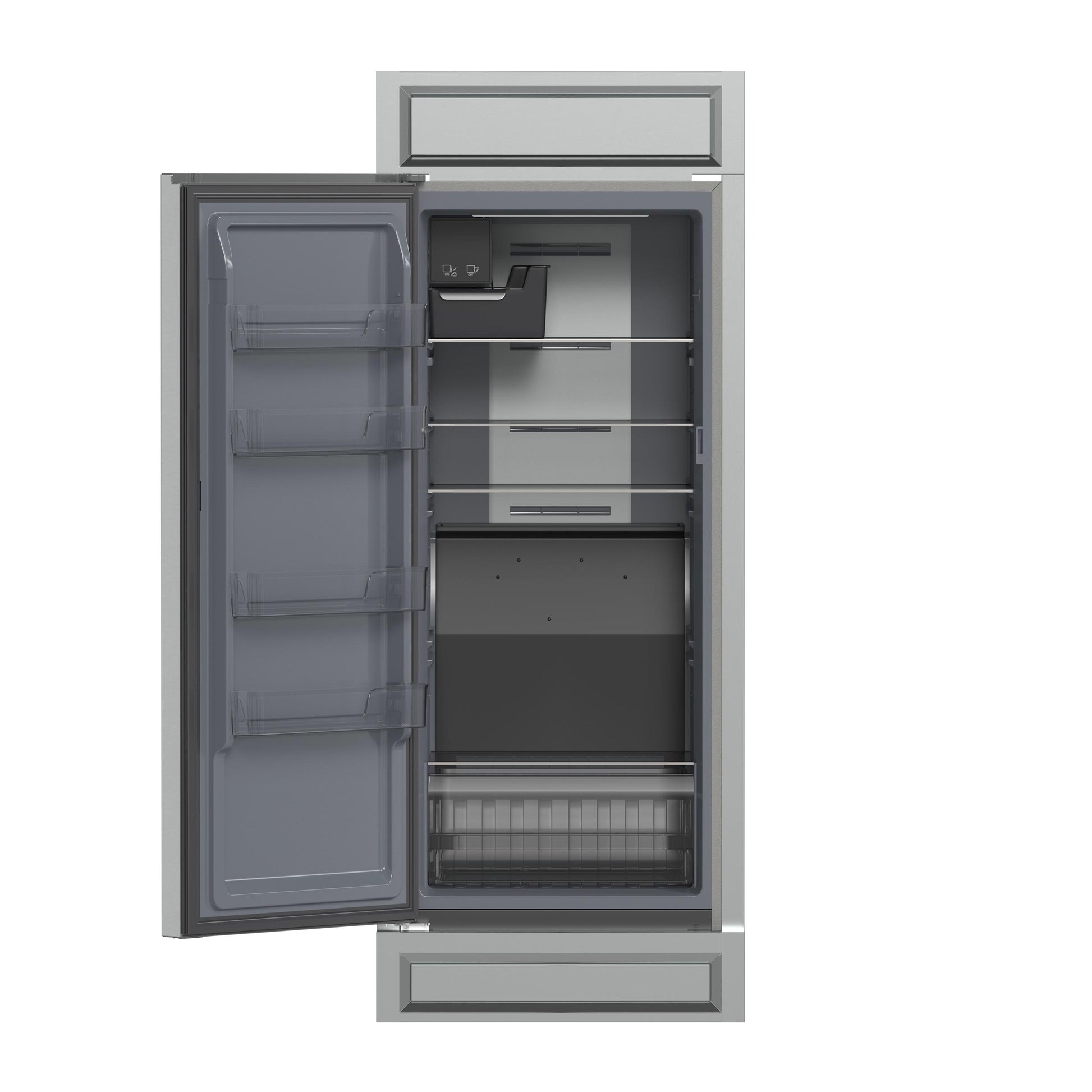 Forno FFFFD173832LMG Forno Fortezza 32 Inch Left-Swing Freezer With Trim Kit, Stainless Steel, With Automatic Ice Maker