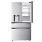 Lg LF29S9775S 29 Cu. Ft. Standard-Depth Max™ 4-Door French Door Refrigerator With Mirror Instaview® Mycolor™ And Mini Craft Ice™