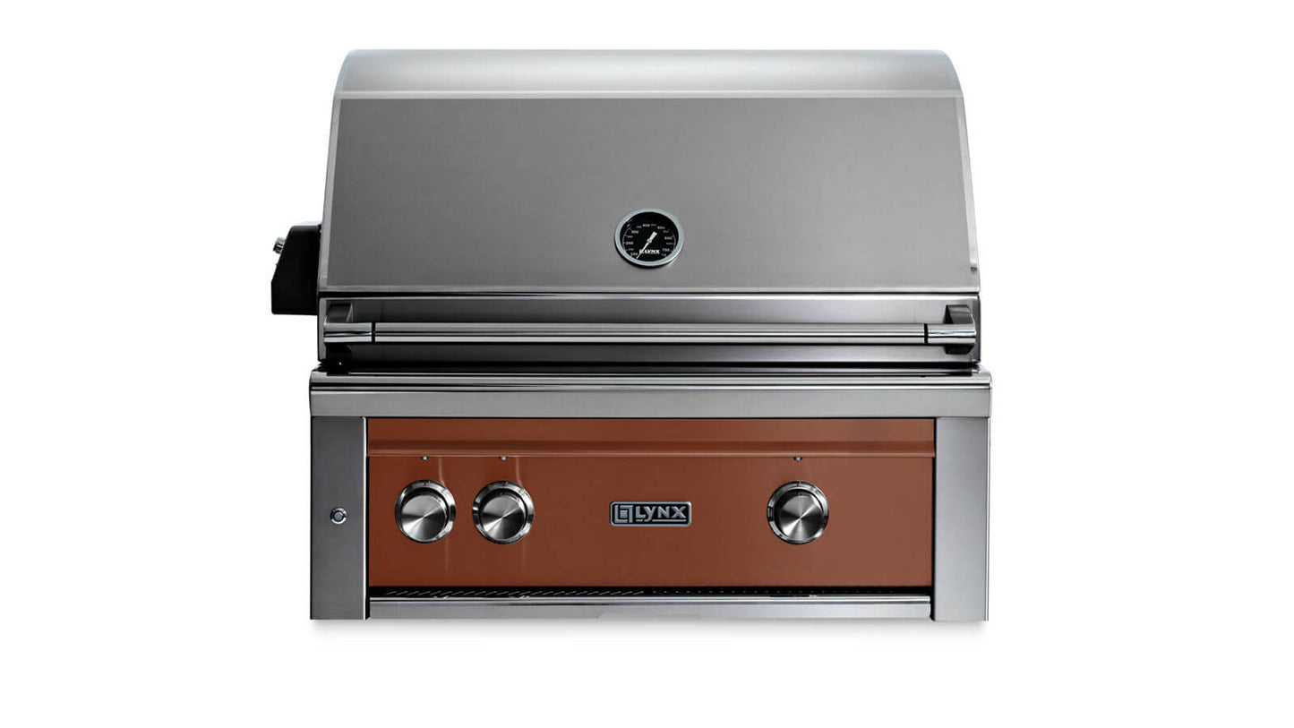 Lynx L30ATRSILP 30" Built-In Grill - All Trident™ W/Rotisserie - Sierra