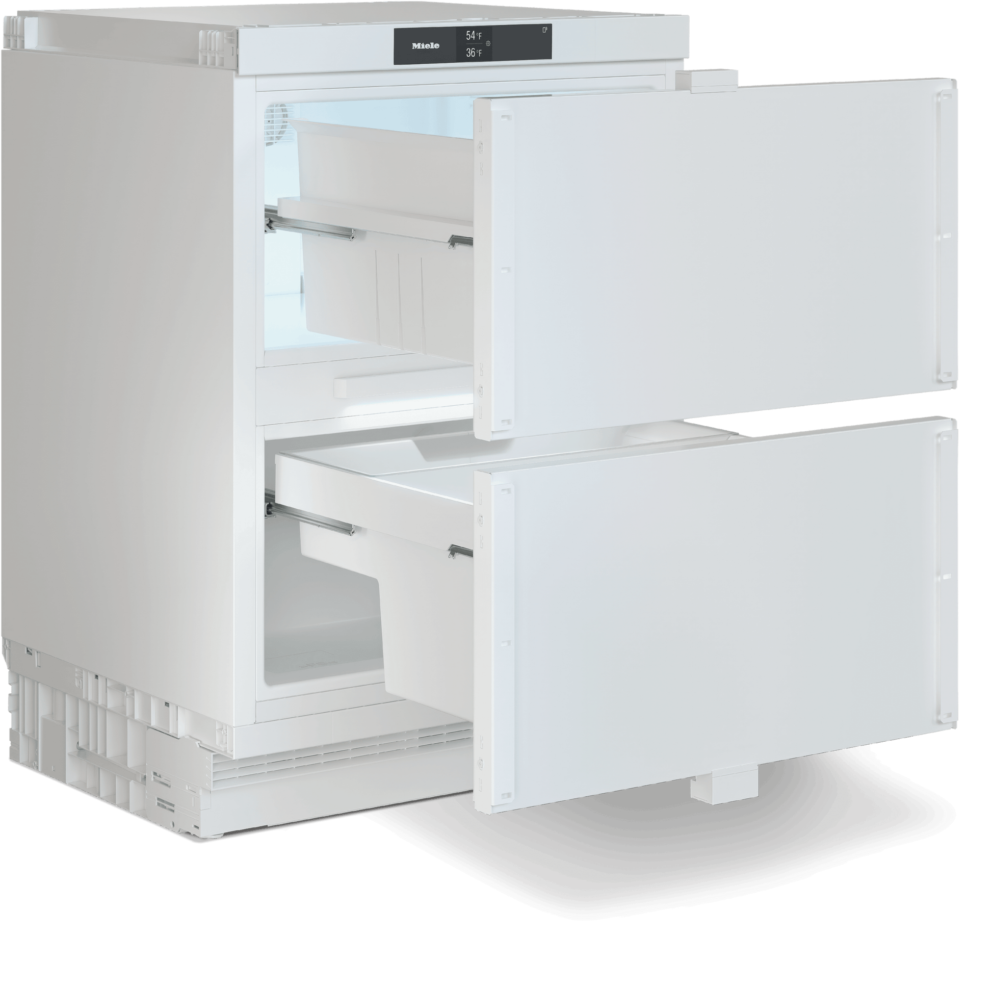Miele KU7175D Ku 7175 D - 24" Built-Under Refrigerator With Two Individually Adjustable Temperature Zones For More Flexibility.