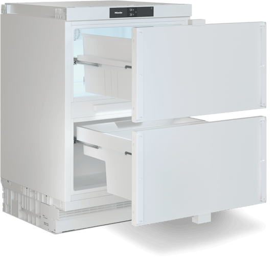 Miele KU7175D Ku 7175 D - 24" Built-Under Refrigerator With Two Individually Adjustable Temperature Zones For More Flexibility.