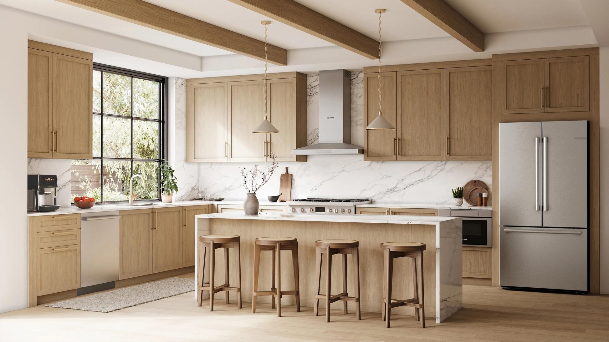 Bosch SHX53DM5N 300 Series, Built-Under Dishwasher, 24'', Brushed Steel Anti-Fingerprint