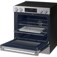 Samsung NSE80H63SR Bespoke Smart Slide-In Electric Range Pro Style Design Air Fry Max True Convection