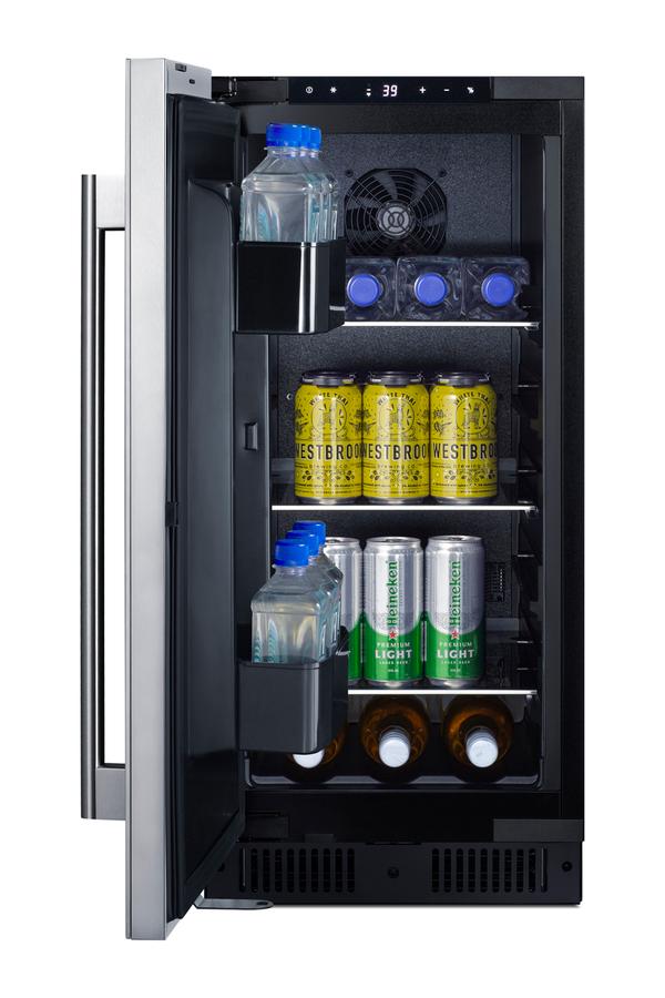 Summit ALR15BCSSLHD 15" Wide Built-In All-Refrigerator, Ada Compliant