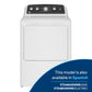 Ge Appliances GTD48EASWWB Ge® 7.2 Cu. Ft. Capacity Electric Dryer With Up To 120 Ft. Venting And Extended Tumble