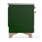 Ilve UMDIB40NR3EGP Ilve Umdib40Nr3Egp Majestic Iii 40 Inch Induction Range With 6 Elements, 3.82 Cu. Ft. Total Oven Capacity (Triple Glass Door, Emerald Green, Copper)