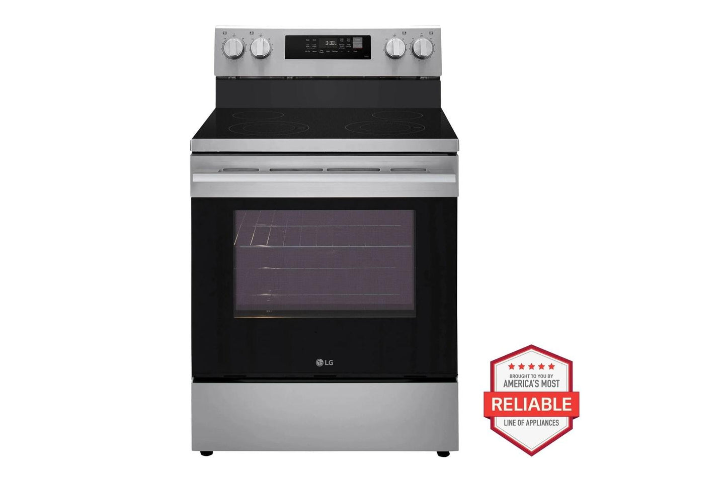 Lg LREN6321VE 6.3 Cu. Ft. Smart Wi-Fi Enabled Electric Range With Air Fry & Easyclean®