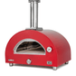 Xo Appliance XOPIZZA1HROL Countertop Hybrid Gas & Wood Oven In Red