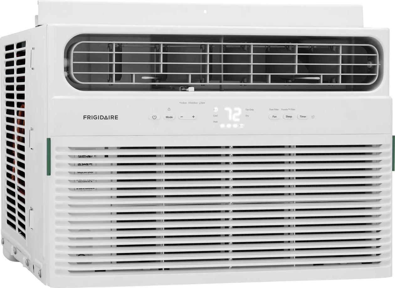 Frigidaire FHWH084WB1 8,000 Btu Window Room Air Conditioner With Supplemental Heat