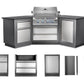 Napoleon Bbq ODK200BIG32RBNSS1 Oasis 200 Outdoor Kitchen, Built-In 700 Series 32 Built-In 700 Series 32 , Natural Gas, Stainless Steel