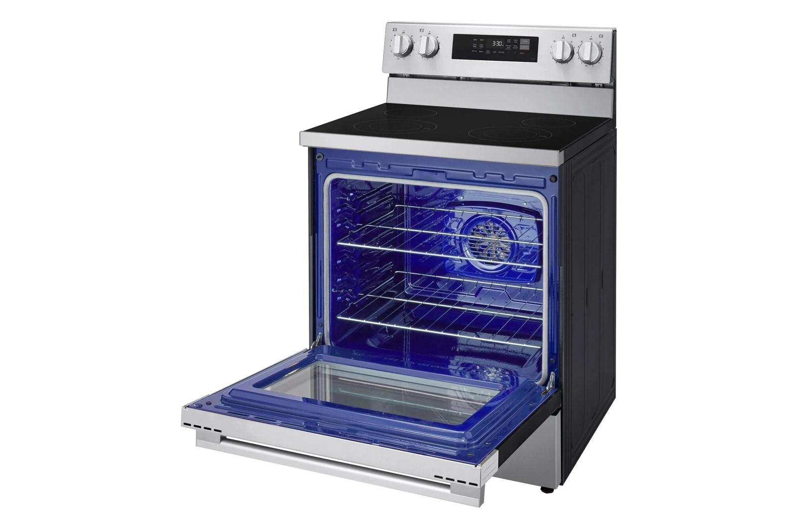 Lg LREN6321YE 6.3 Cu. Ft. Smart Wi-Fi Enabled Electric Range With Air Fry & Easyclean®