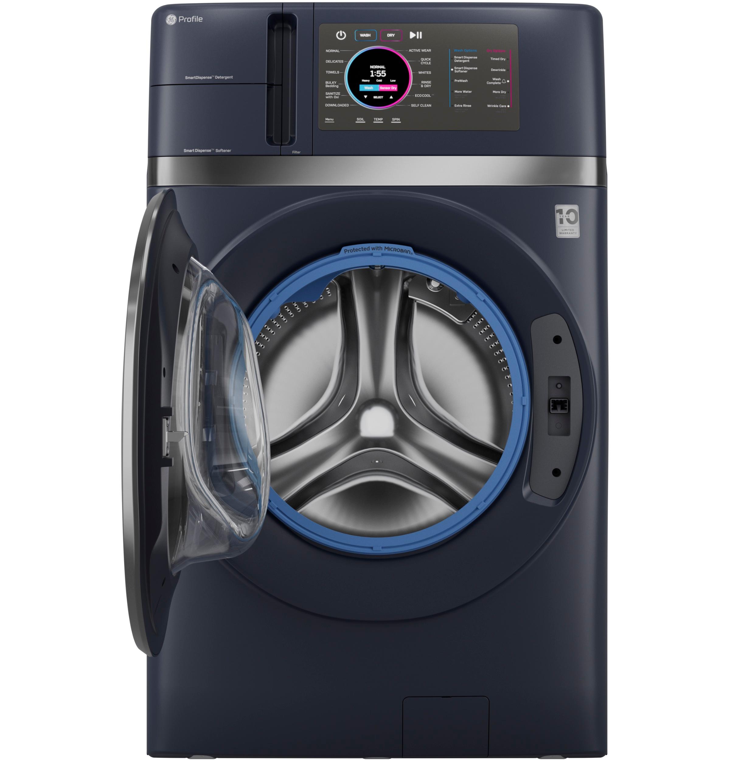 GE Profile Energy Star 4.8 Cu. Ft. Capacity Ultrafast Combo With Ventless Inverter Heat Pump Technology Washer/Dryer - Thumbnail 5