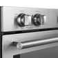 Forno FBOEL132430 Forno Vomero 30-Inch Double Wall Oven, Stainless Steel, 10 Cu.Ft Total Capacity, 7100W Convection, Mechanical Controls, Self-Cleaning Function