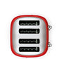 Smeg TSF03RDUS Toaster Red Tsf03Rdus