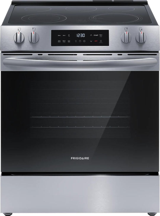 Frigidaire FCFE3082BS 30" Front Control Electric Range With Air Fry