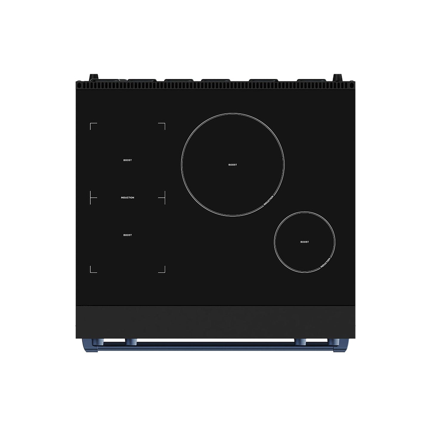 Thor Kitchen RSI30BBLU 30 Inch Professional Induction Range With Tilt Panel Touch Control In Black And Blue Gordon Ramsay Series