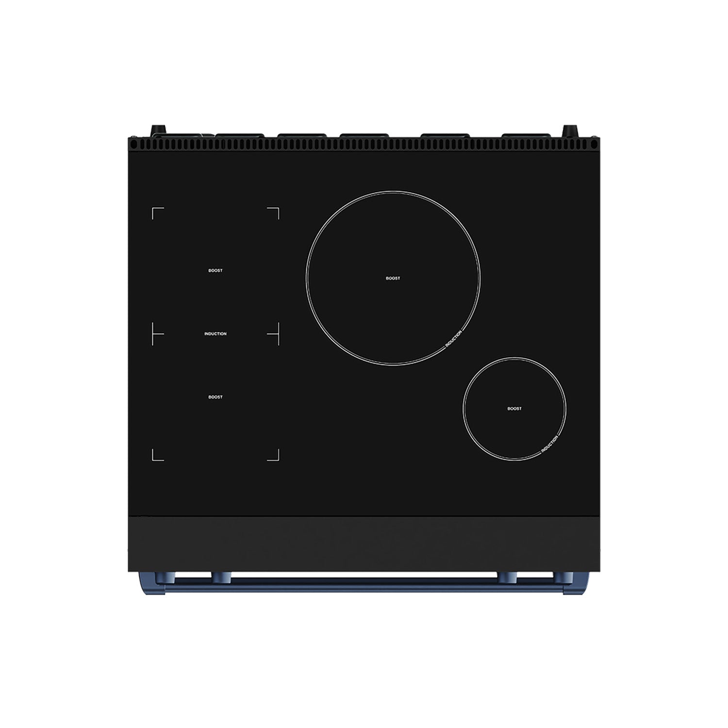 Thor Kitchen RSI30BBLU 30 Inch Professional Induction Range With Tilt Panel Touch Control In Black And Blue Gordon Ramsay Series