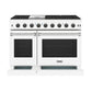 Thor Kitchen LRG4807UW 48 Inch Professional Gas Range In White
