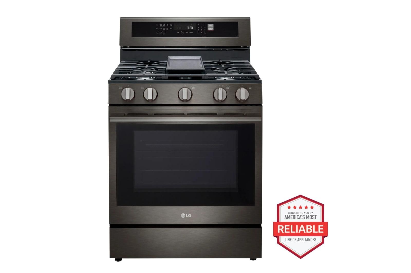 Lg LRGN6325Z 6.3 Cu. Ft. Smart Wi-Fi Enabled Probake Convection® Gas Range With Air Fry & Easyclean®