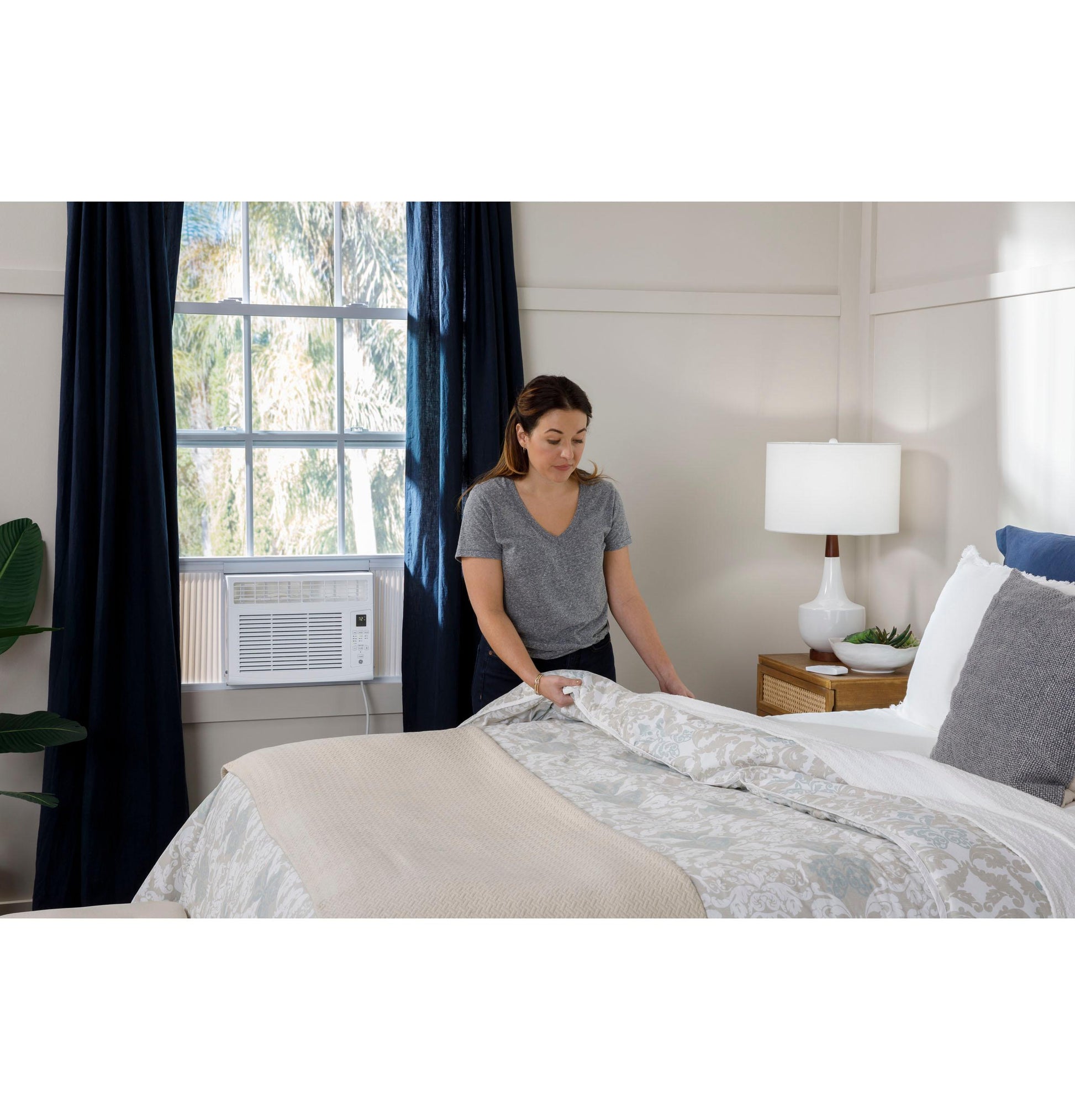 Ge Appliances AHNE05BC Ge® 5,000 Btu Electronic Window Air Conditioner For Small Rooms Up To 150 Sq Ft.