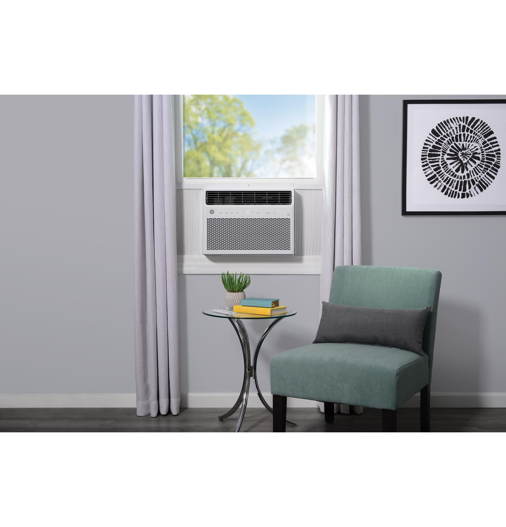 Ge Appliances AKLK14AA Ge® Energy Star® 14,000 Btu Smart Electronic Window Air Conditioner For Large Rooms Up To 700 Sq. Ft.