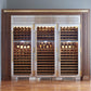 True Caliber TR30DZWRSGC 30 Inch Wine Column - Zone: Dual, Door: Stainless Glass - Stainless Steel Finish, Stainless Steel Hardware, Right Hinge