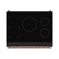 Thor Kitchen RSI36BRSG 36 Inch Professional Induction Range With Tilt Panel Touch Control In Black And Rose Gold Gordon Ramsay Series
