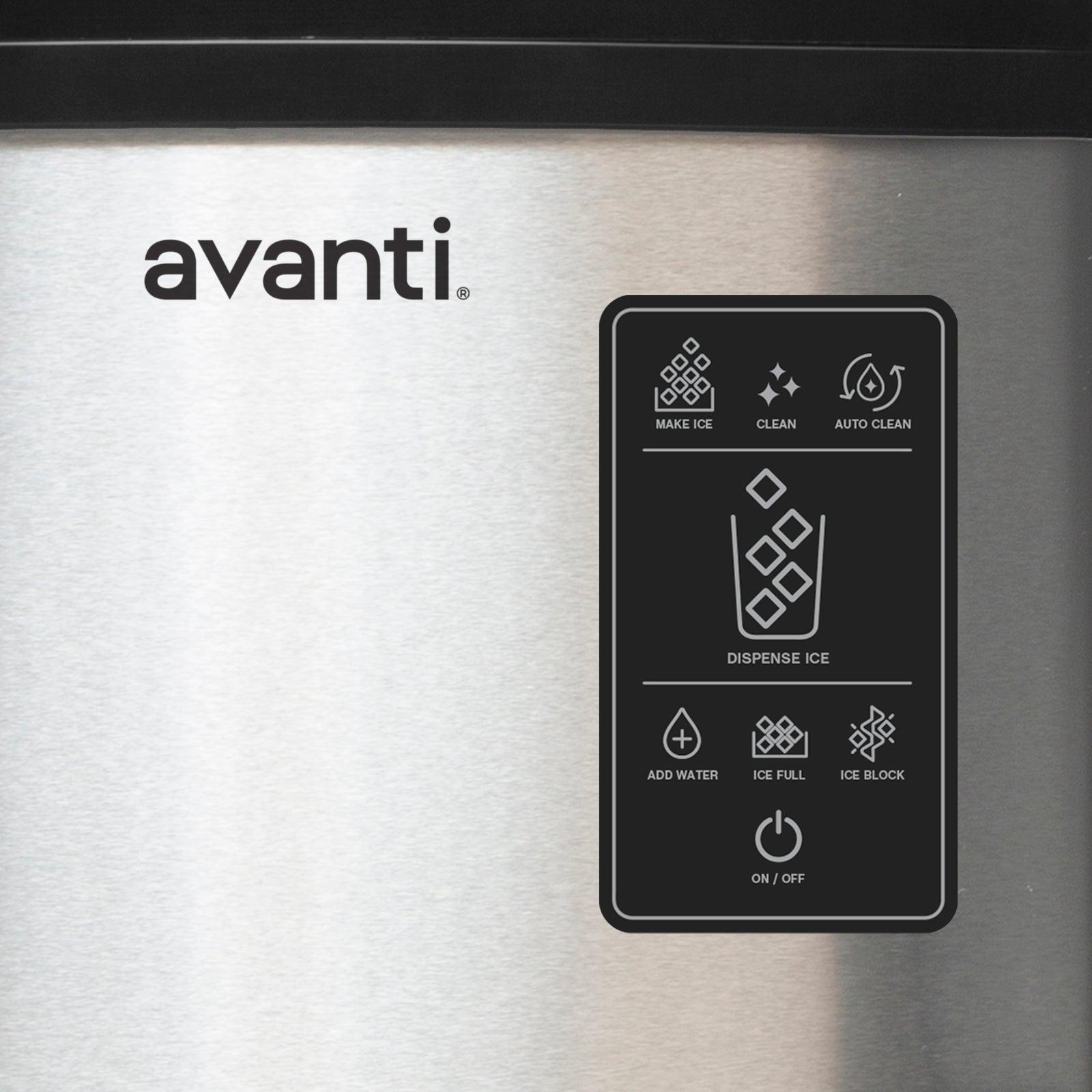Avanti NIMDTS3326SIS Avanti Digital Nugget Ice Maker With Dispenser