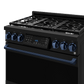 Thor Kitchen RSG36BLPBLU 36 Inch Professional Lp Range With Tilt Panel Touch Control In Stainless Black/Blue Gordon Ramsay Series - Rsg36Blp-Blu