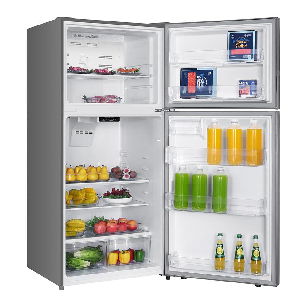 Verona VEFTF3018RSL Verona Veftf3018Rsl 30 Inch Top Freezer Refrigerator With 18.1 Cu. Ft. Total Capacity, Led Lighting, Reversible Doors, Gallon Door Storage, Recessed Handle, Energy Star (Stainless Steel Look)