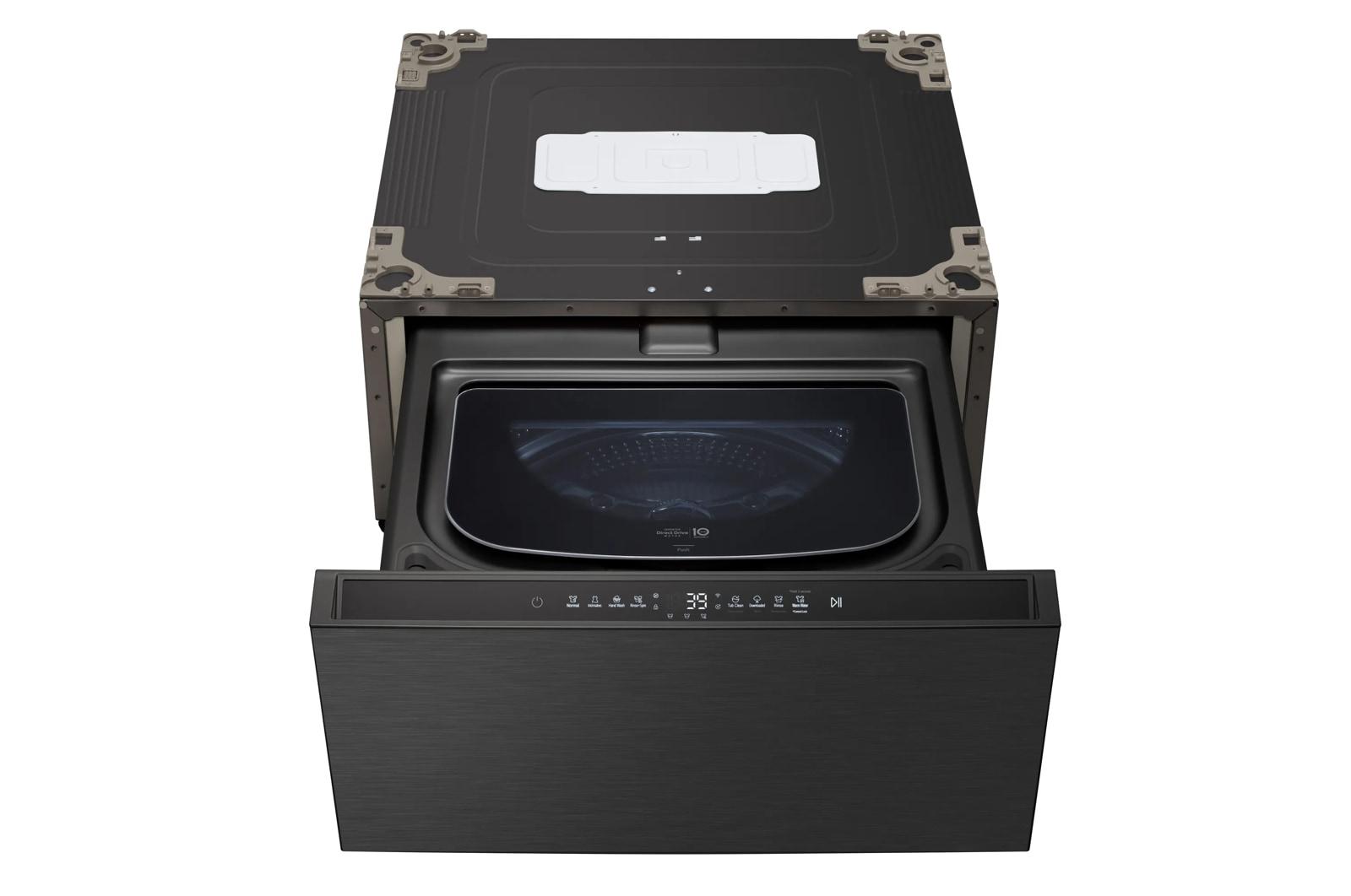 Lg WD405CB Lg Signature 1.0 Cu. Ft. 29 Inch Sidekick™ Pedestal Washer, Lg Twinwash™ Compatible