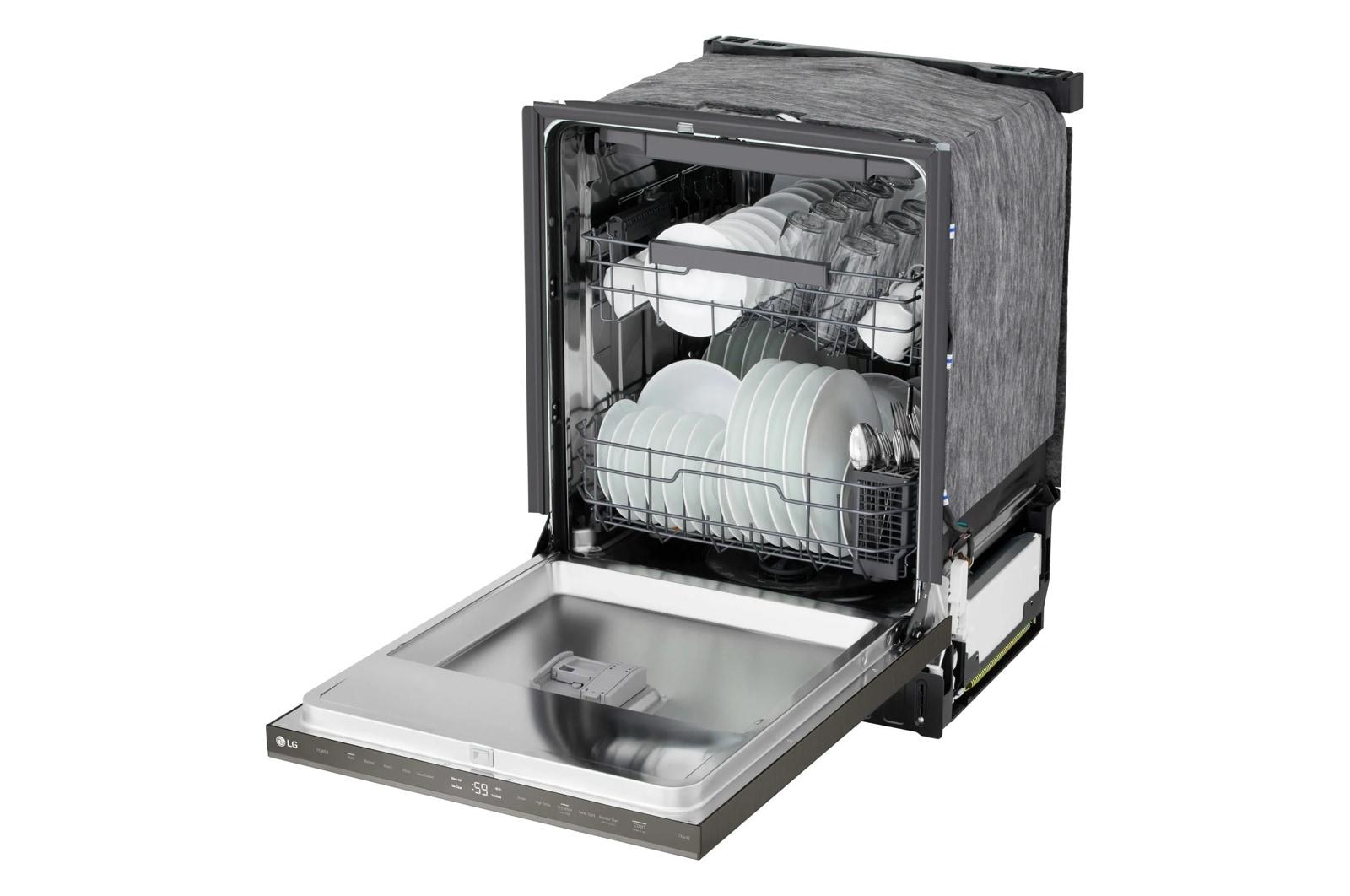 Lg LDNPM545D Smart Flushfit™ Top Control Dishwasher With 1-Hour Wash & Dry, Quadwash® Pro, And Dynamic Heat Dry™ W/Autovent Dry™