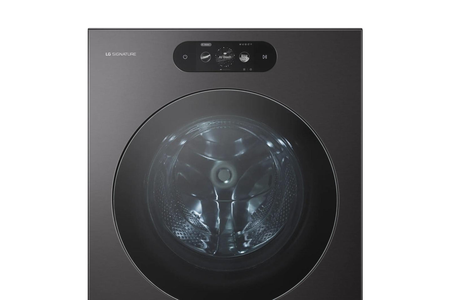 Lg WM9901HBA Lg Signature 5.8 Cu. Ft. Mega Capacity Smart Front Load Washer With Built-In Intelligence, Turbowash® 360(Degree), Ezdispense® And Touch Lcd Control