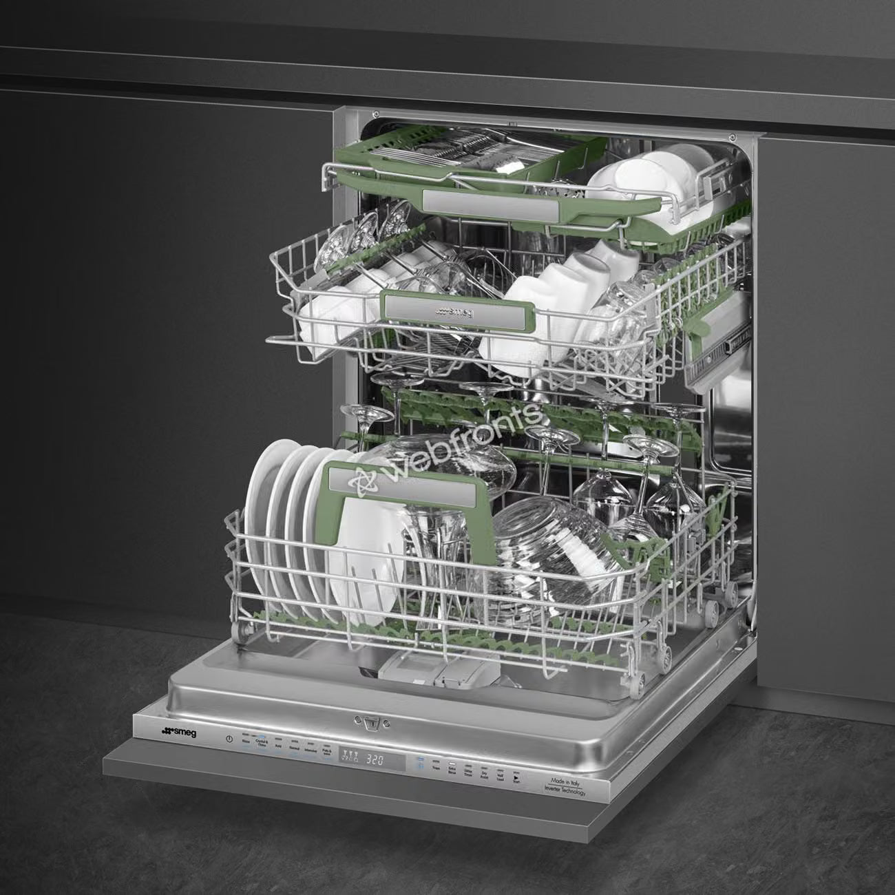 Smeg DW8630 Dishwashers Silver Dw8630