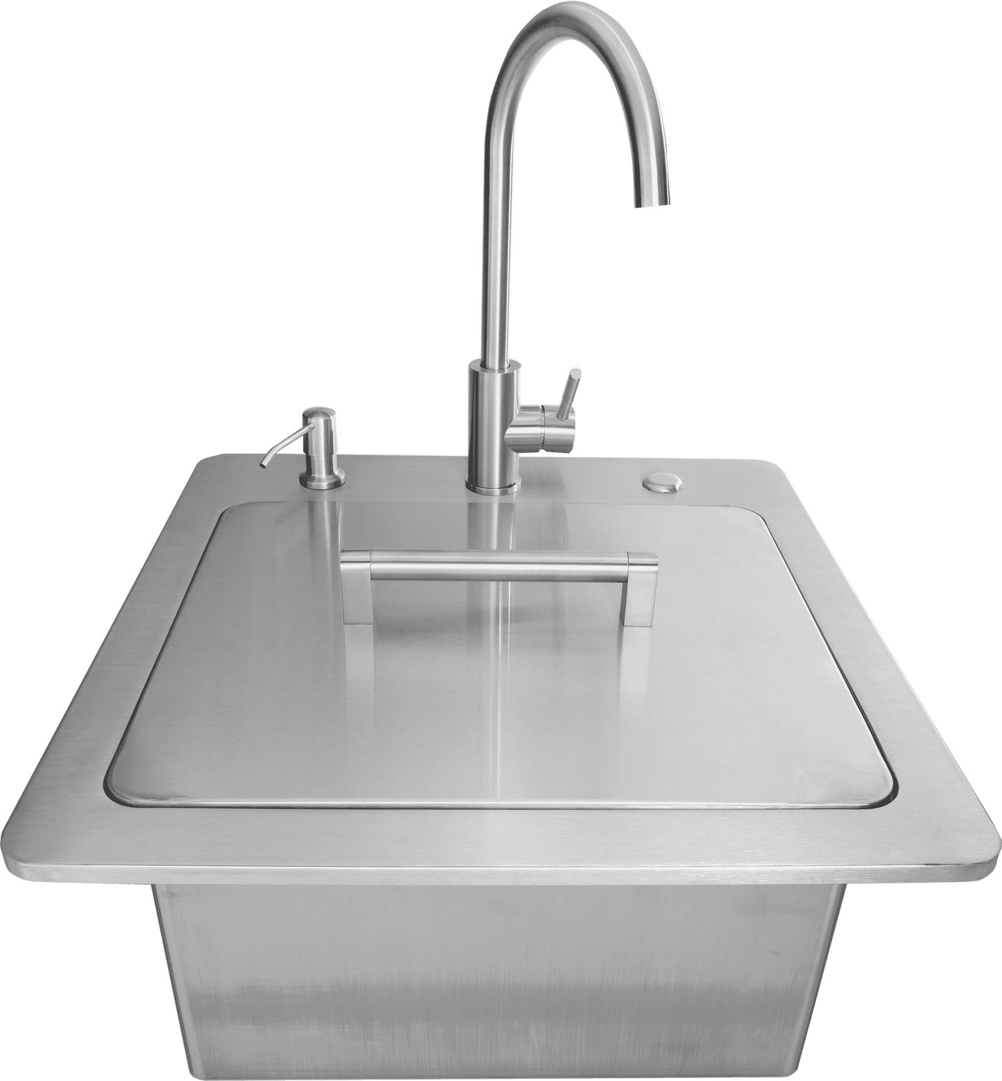 Coyote C3SINKF21 21" Sink W/ Drain, Faucet & Soap Dispenser