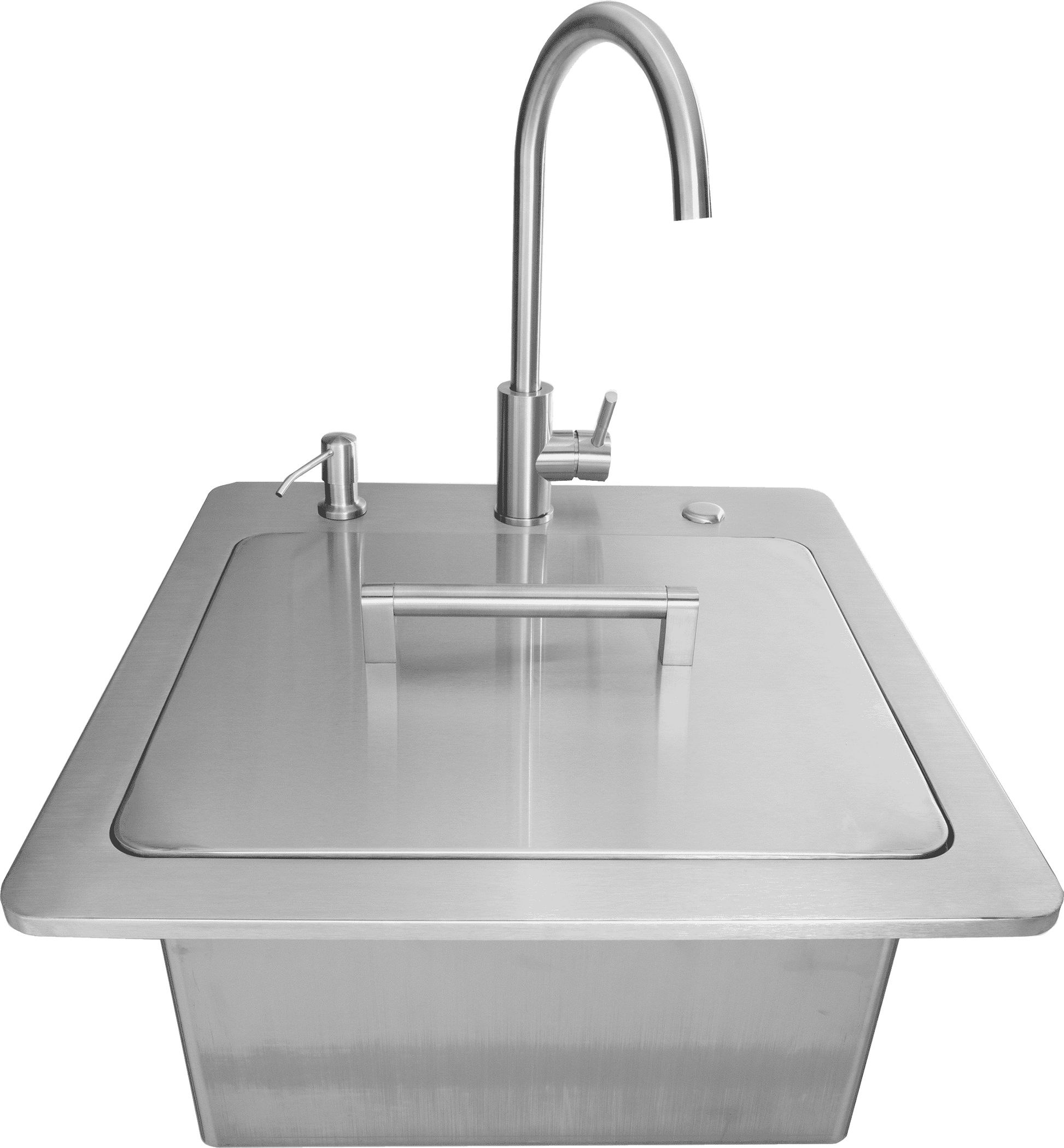 Coyote C3SINKF21 21" Sink W/ Drain, Faucet & Soap Dispenser