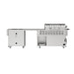 Thor Kitchen TBG573P 10 Ft. Outdoor Kitchen Island With Gas Grill & Side Burner, Sink & Drawer 77,000 Btu - Stainless Steel