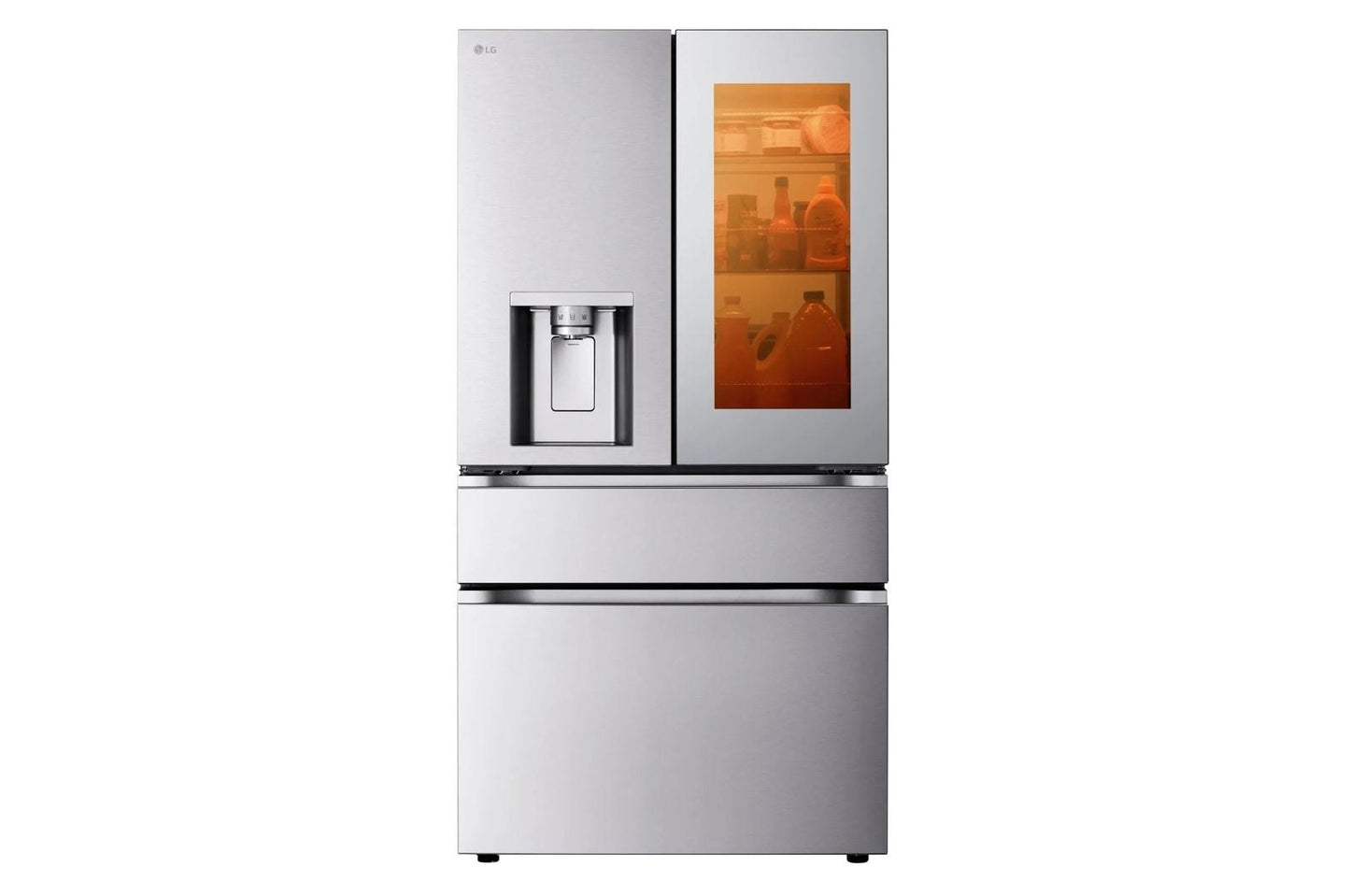 Lg LF29S9775S 29 Cu. Ft. Standard-Depth Max&#8482; 4-Door French Door Refrigerator With Mirror Instaview® Mycolor&#8482; And Mini Craft Ice&#8482;